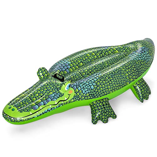 Bestway H2OGO! Buddy Crocodile Kids Ride-On Pool Float 60″ x 28″